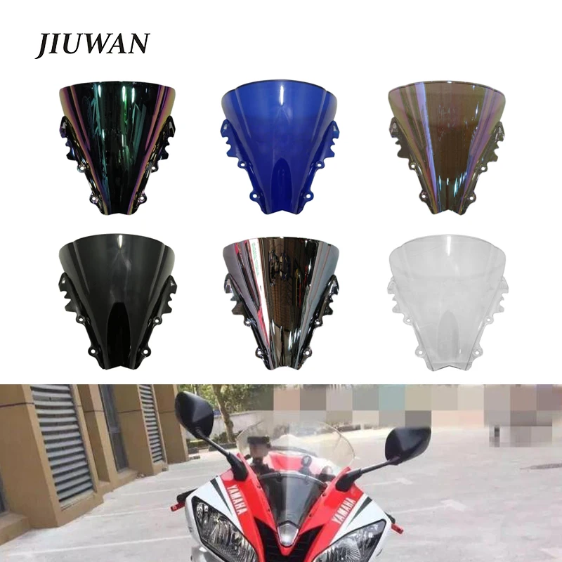

1pc Motorcycle Spoiler Windscreen Air Wind Deflector Front Windshield for Yamaha YZF600 R6 06-07 Motorcycle Deflector Accessory