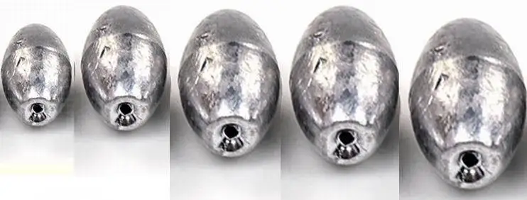 

Olive Sinker Pole Rod Sea Fishing Rod Sinker Rock Fishing Sinker Center Polished Does Not Damage Line
