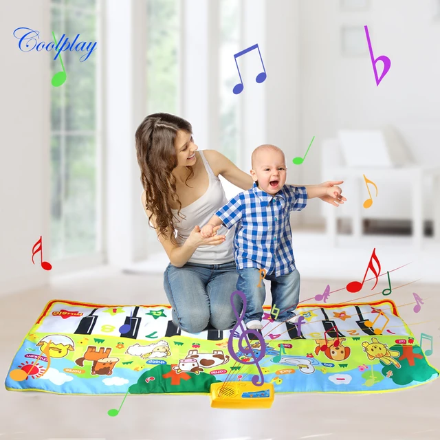 8 Styles Musical Mat with Animal Voice Baby Piano Playing Carpet Music Game Instrument Toys Early Educational Toys for Kids Gift 1