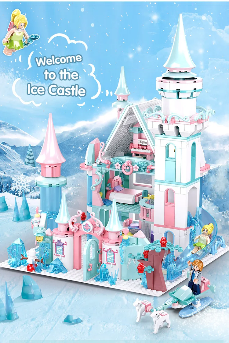 elsa ice palace toy