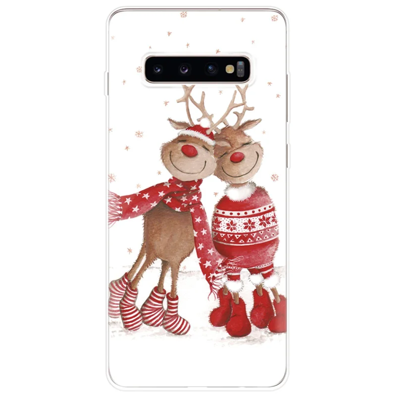 Рождественский олень прозрачный ТПУ чехол для Samsung Galaxy Xcover Pro J3 J5 J7 Prime A3 A5 2016 2017 J4 J6