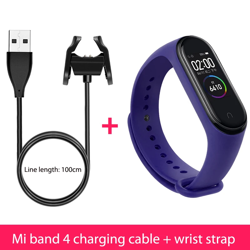 3566 USB зарядное устройство для Mi band 4 nfc Зарядка без разборки ремешка для xiaomi mi band 4 Replacemet ремешок Силиконовый браслет - Band Color: 3566