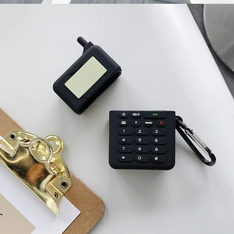 Силиконовый беспроводной чехол для наушников для AirPods, чехол, Роскошный милый ретро чехол для мобильного телефона, защитный чехол для Airpods 2, чехол для наушников