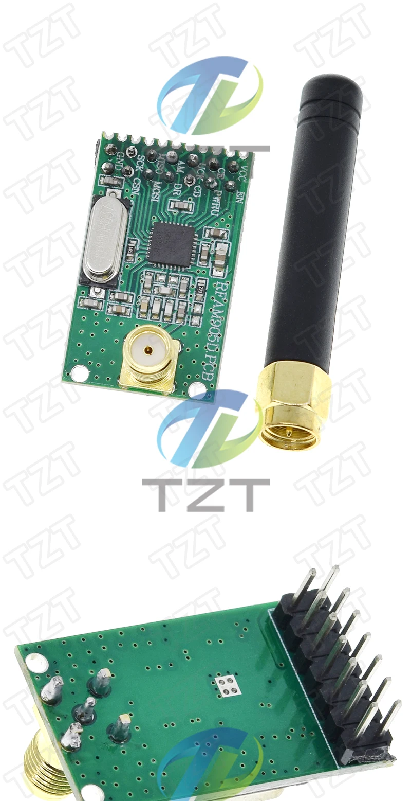 TZT 1/3PCS NRF905 Transceiver-Modul Sender-Empfänger-Platine NF905SE 433MHz – Detail 3