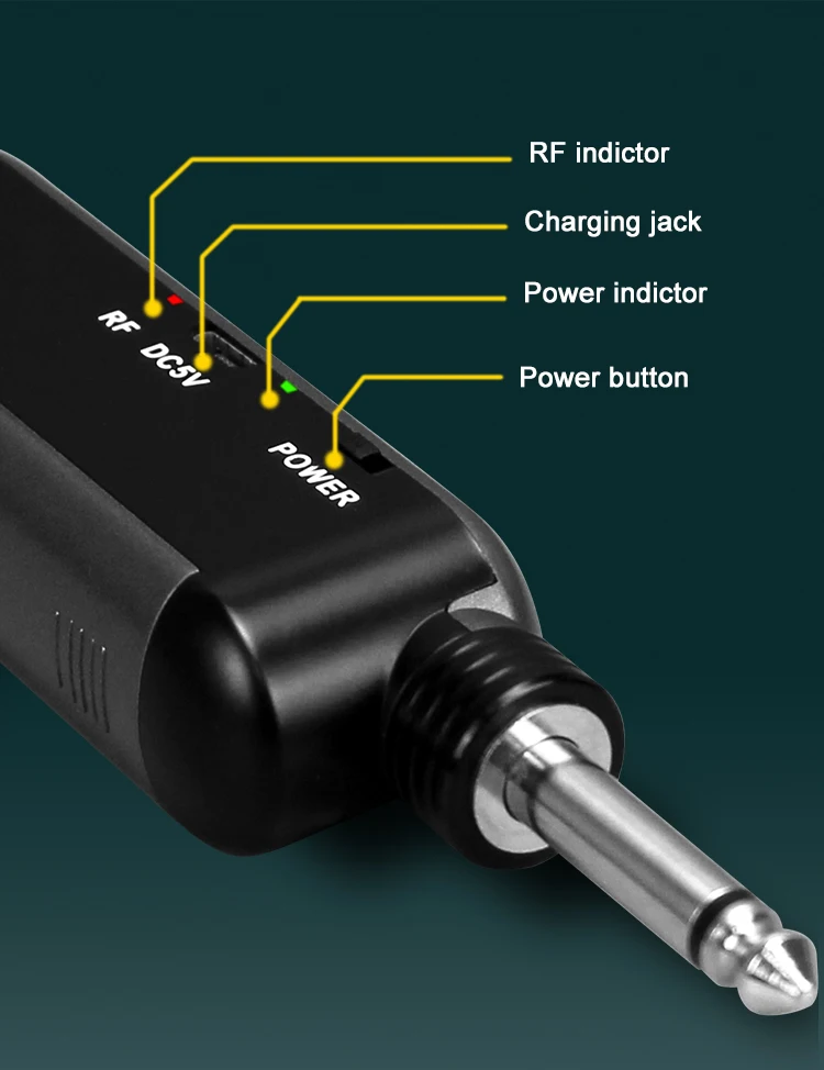 Rechargeable UHF Portable Wireless Bluetooth