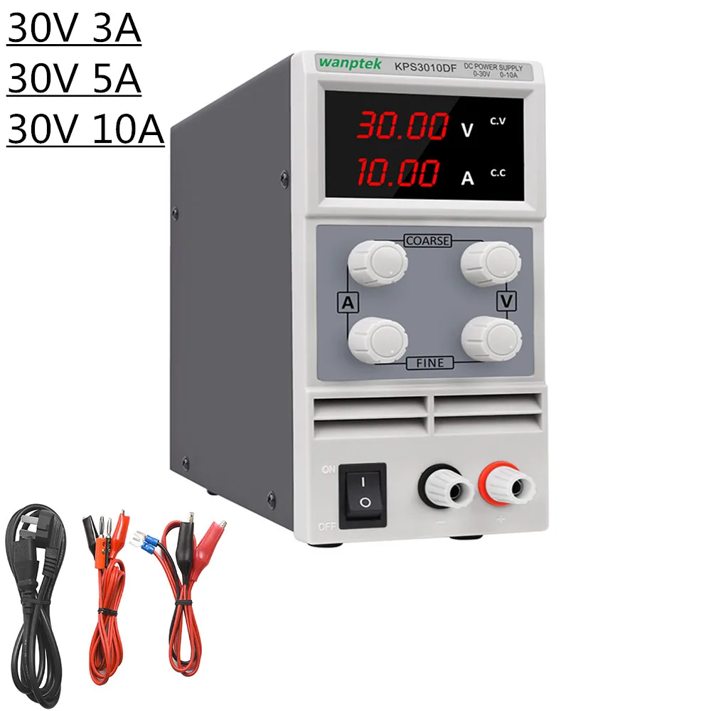 

KPS Series 3/4 Digits Regulated Switching Power Supply Adjustable DC Lab Bench Source Voltage And Current Regulator 30 V
