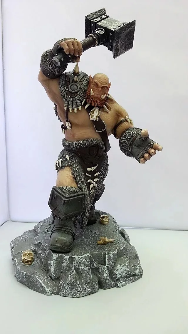 World of Warcraft orgrim Orc Leader большая версия Orgrim · разрушительный Молот статуи модель гаража комплект