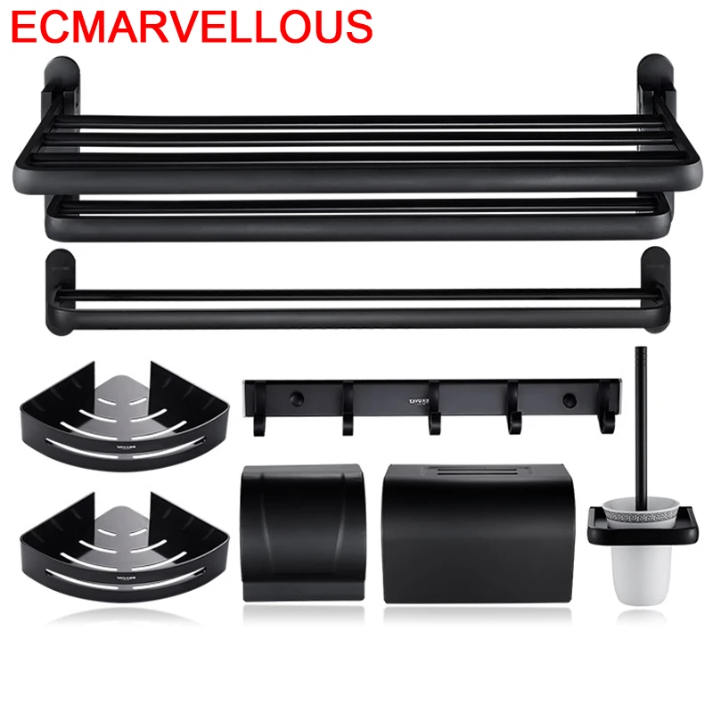 Shelves Porta Shampoo Prateleira Corner Lazienka Pared Estanteria Shower Salle De Bain Wall Shelf Accessories Bathroom Organizer