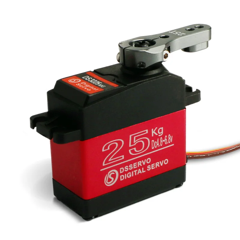 1pcs DS3225 Update Digital Baja Servo 25KG Full Metal Gear Waterproof for 1/10 RC Cars | Игрушки и хобби