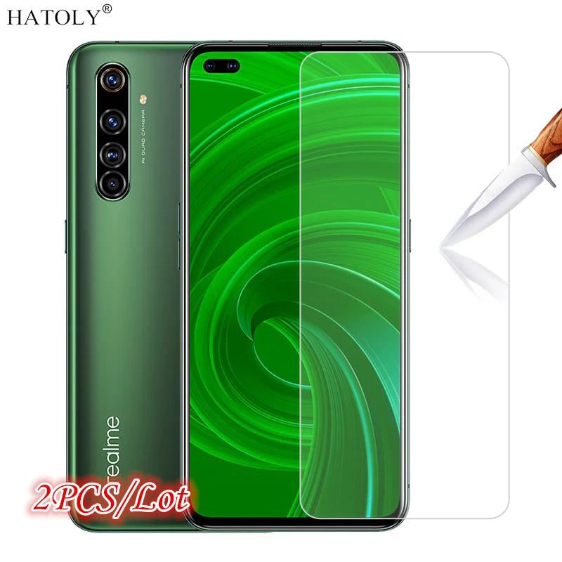 2Pcs Di Vetro Su Realme X50 Pro 5G Vetro Temperato Realme X50 Pro Protezione Dello Schermo Del Telefono Hd Vetro Di Protezione Per Oppo Realme X50 Pro