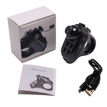 

Hot-Mulitifunction Wireless Bluetooth Game Controller Finger Handle Adapter Mouse Selfies Switch Pages Function Support Android