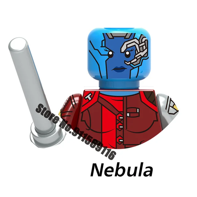 DISNEY Super Heroes Nebula Deadpools Building Blocks Gamora Groot Yondu Doctor Octopus Scream Venoms Bricks Action Figures Toys K-X866