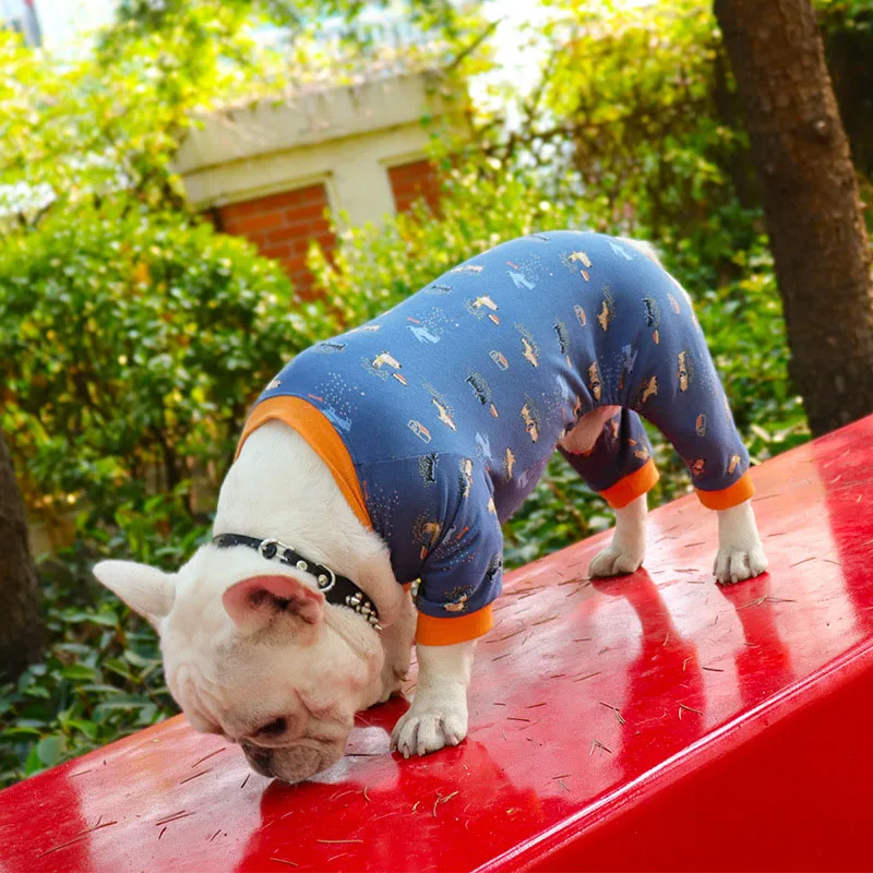 Французский бульдог зимняя одежда для питомца Pet Jumosuit одежда для средних и больших пальто для собак куртка хлопковая одежда для домашних животных Ropa perro Pug