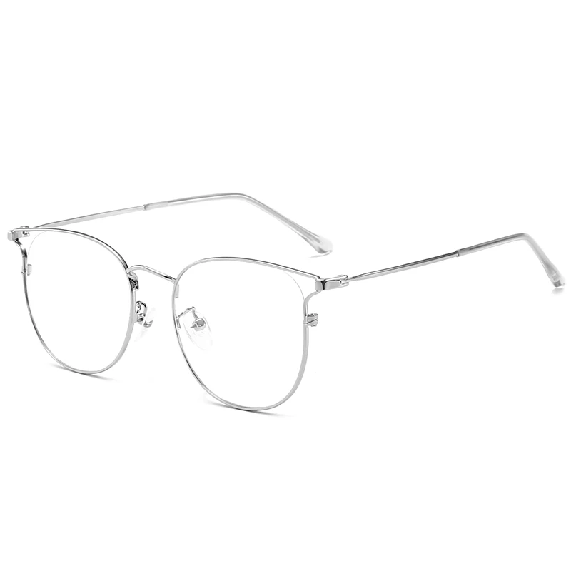 Classic Fashion Men Women Optical Glasses Metal Frame High Quality Pc Retro Luxury Male Female Reading Flat Eyeglasses