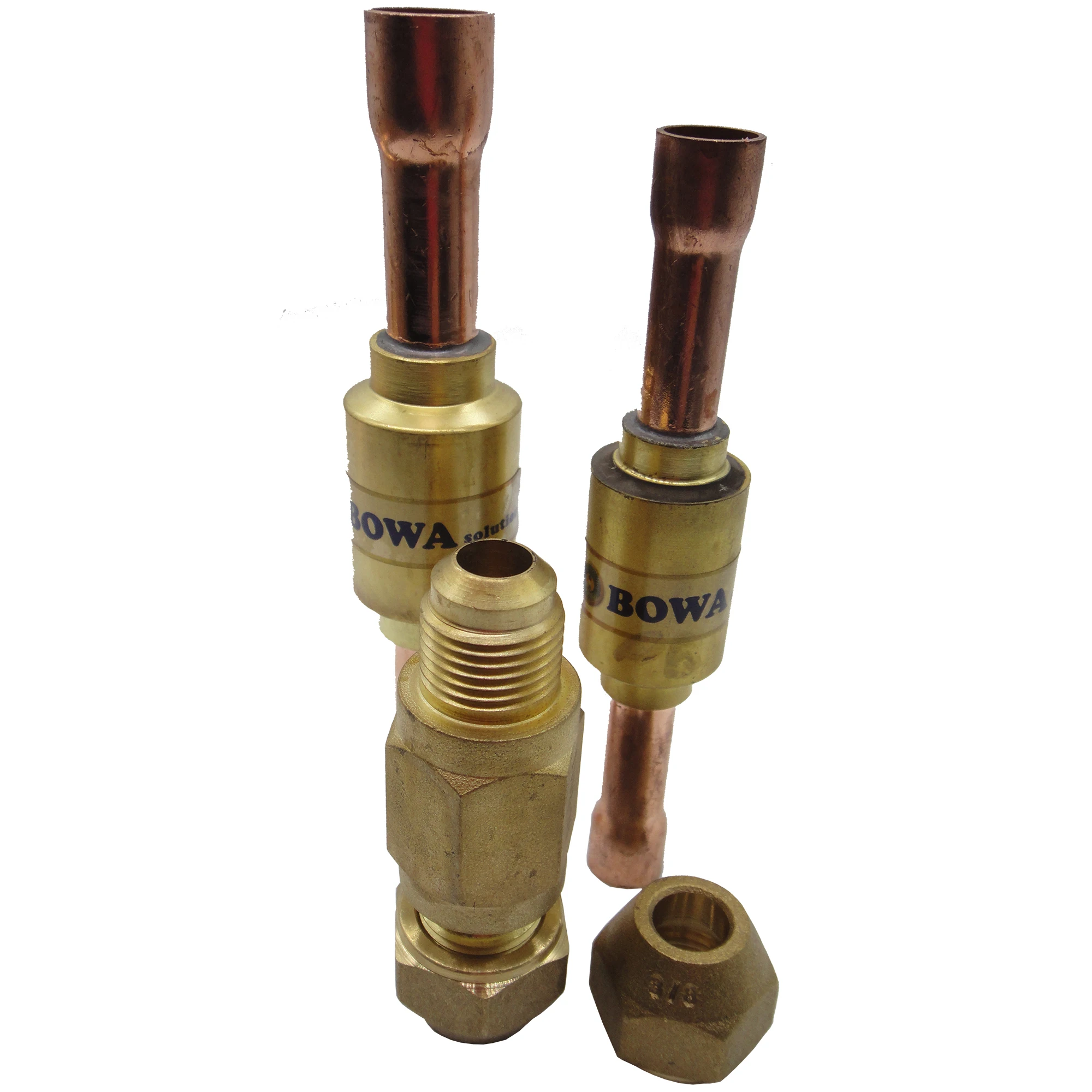 3/4" check valve installed in suction line reduce start load and its function is similar as soft start