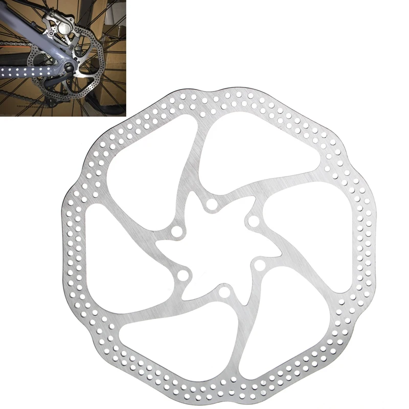 QILEJVS160mm велосипедный велосипед MTB горный велосипед из нержавеющей стальной тормозной диск ротор 6 болтов