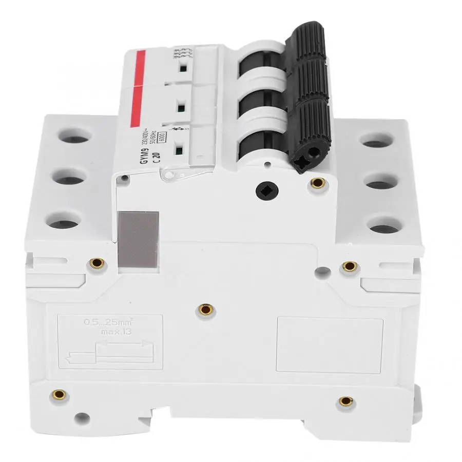 3P AC mcb мини-выключатель GYM9-C65 400 В 6A 10A 20A высококачественный автоматический выключатель