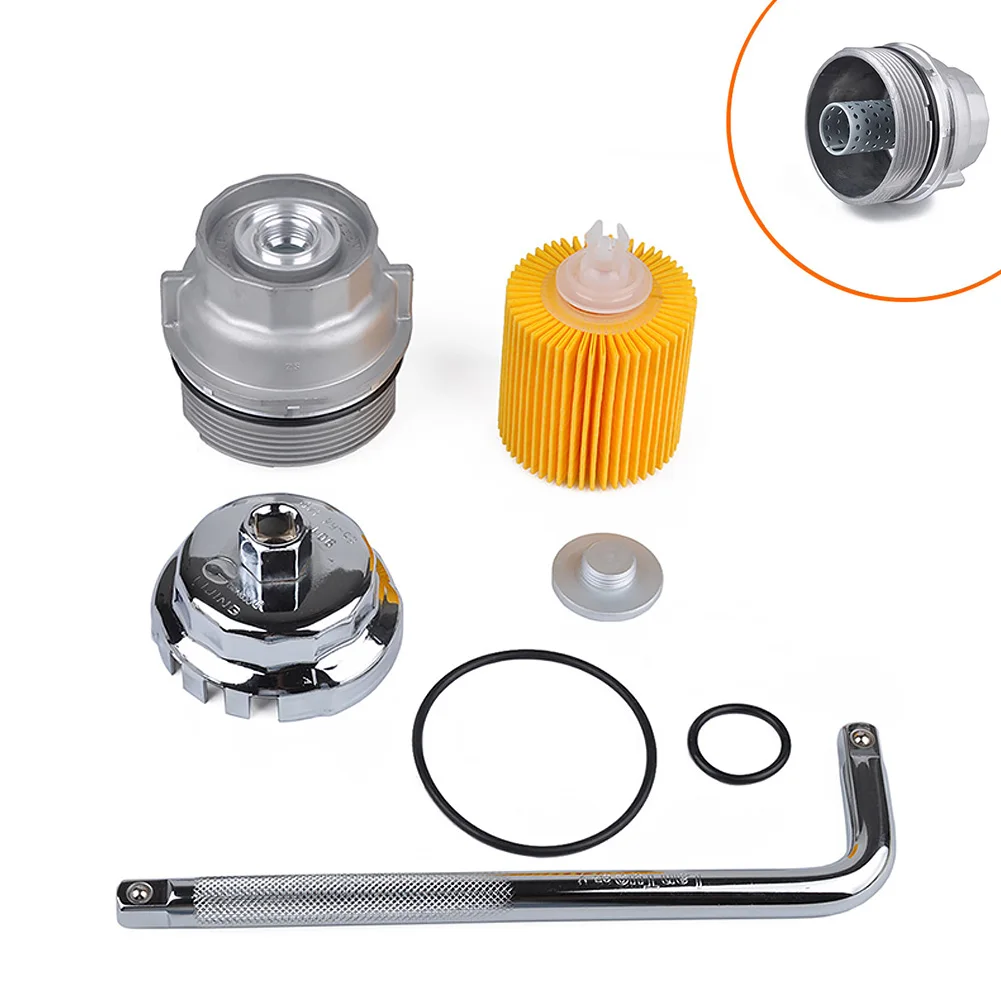 

Car With Plug Repair Durable Tool Removal Housing Cap Accessories Oil Filter Kit Engine Wrench Aluminum For Lexus 15620-31060
