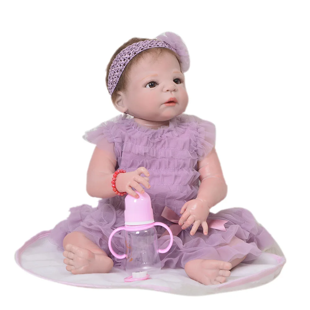 

Keiumi AliExpress Hot Selling 57cm Reborn Baby Doll Model Infant Reborn Baby