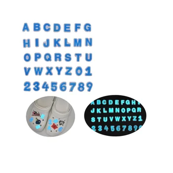 

100pcs/lot Reflective PVC Shoe Charms Buckles Light Shoes Accessories Ornaments Fit For Croc JIBZ bracelet Decoration Gift