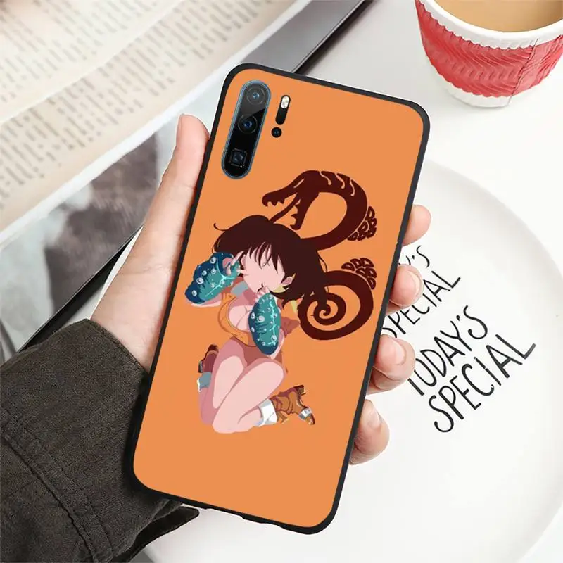 silicone case for huawei phone Nanatsu No Taizai 7 Chết Người Tội Lỗi Ốp Lưng Điện Thoại Huawei P20 P30 P40 Lite Pro P Thông Minh 2019 huawei silicone case