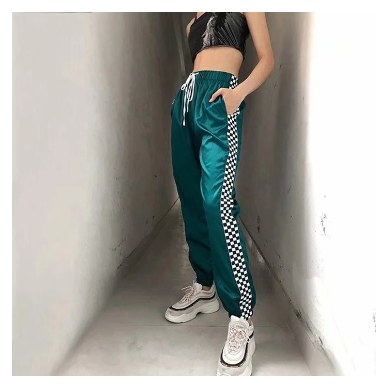 

Stacked Sweatpants Cargo Pants Women Sweater Fabric Leisure Pants All Matching Loose Color Matching Women's Loose Trousers
