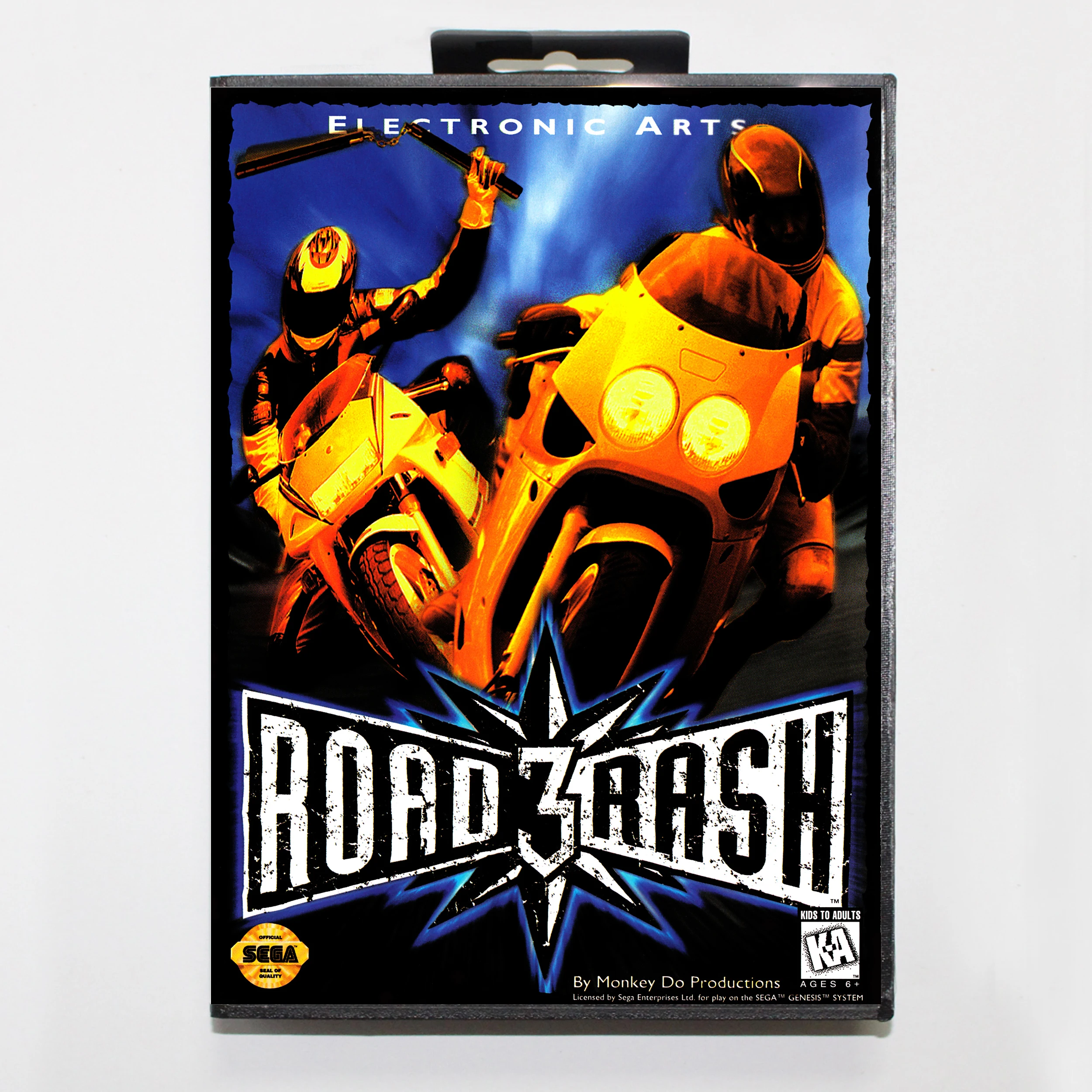 Road Rash 3 Tour De Force 16bit MD игровая карта для sega Mega Drive/Genesis с розничной коробкой