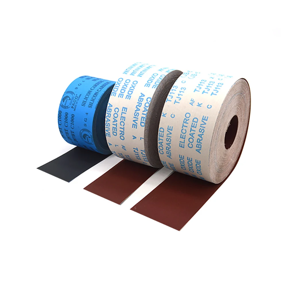 Rollo de tela de esmeril de óxido de aluminio, 4 , 100mm de ancho, lija, 60-1000 de grano, 1 metro