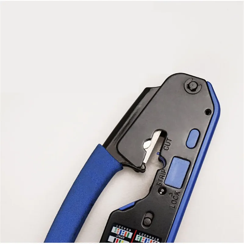 Crimper Cable Cutter Automatic Wire Stripper Network Crimper Cable Stripping for Rj45 Rj11 Rj12 Connector