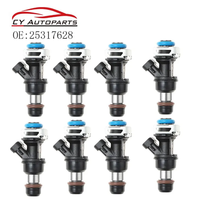 8 шт. Топливные форсунки 8x для 1999-2007 Chevy GMC Cadillac/ 4.8L 5.3L 6.0L 25317628 Новинка |
