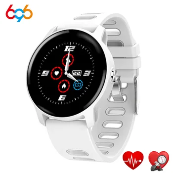 

696 S08 Smart Bracelet Dynamic heart rate Blood pressure measurement Stopwatch Alarm clock Pedometer waterproof Smart Wristband