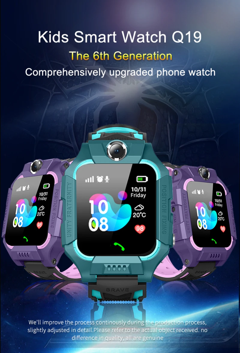 

Anti-Lost Kids Smart Watch LSB Base Station Positioning Tracker SOS SIM Call Waterproof Smart Watch Children Christmas Gifts