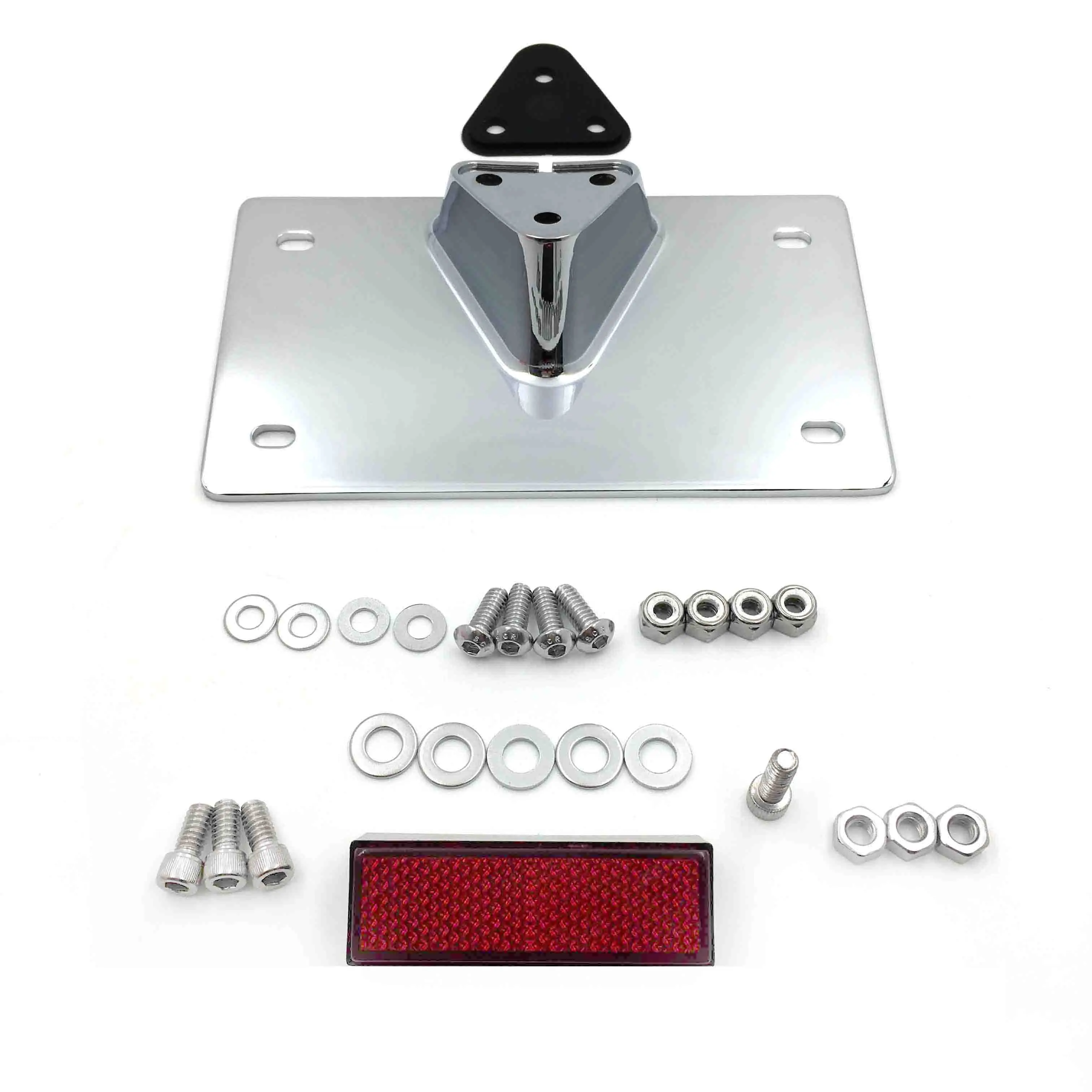 Aftermarket Free Shipping Black Layback License Plate Mounting Kit For
