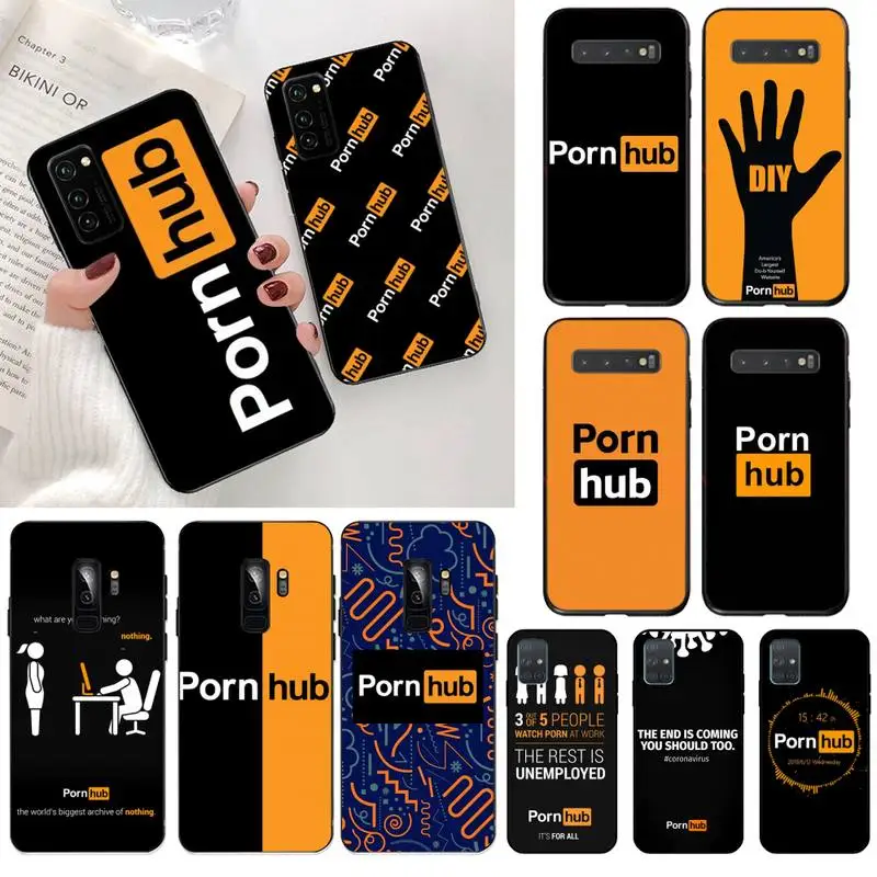 Популярный чехол для телефона с логотипом на веб сайте Pornhub Samsung S20 plus Ultra S6 S7 edge S8 S9