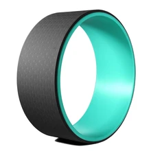 Йога круги профессиональная Талия Форма Бодибилдинг Abs тренажерный зал тренировка йога Колесо назад тренировочный инструмент зеленый-черный