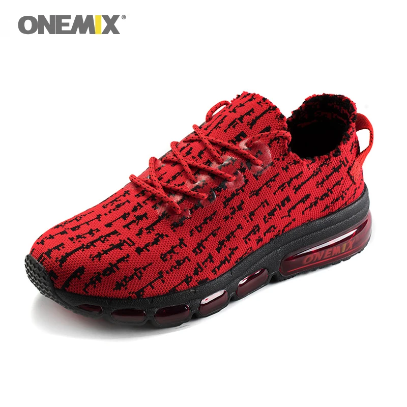 

Onemix Men's Yeezys 350 Air Running Shoes Sneakers Lightweight Knit Mesh Vamp Sneakers Damping For Outdoor Jogging Walking Shoes