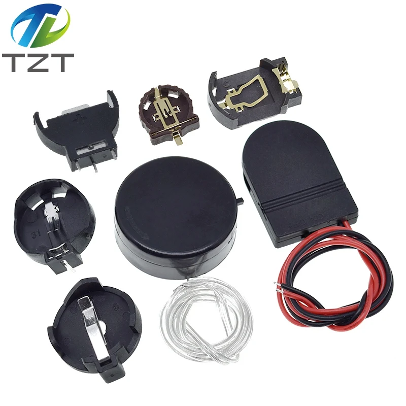 TZT CR2032 CR2025 CR1220 Knopfzellenbatterie Sockel Halter Fall Abdeckung mit EIN-AUS-Schalter 3V 6V Batterie Aufbewahrungsbox – Detail 9