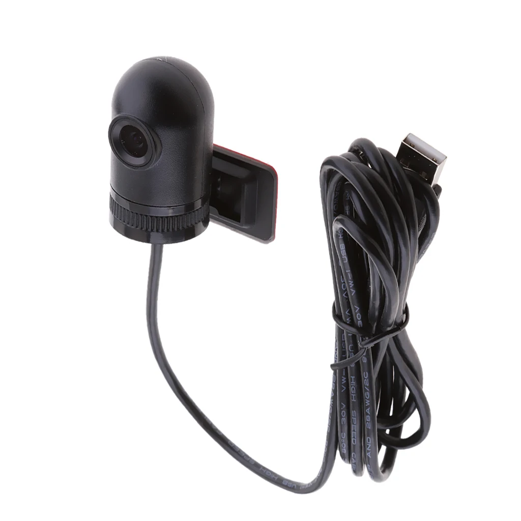 12V автомобильный резервный Камера заднего вида ИК Ночное видение с USB 2,5 м кабель