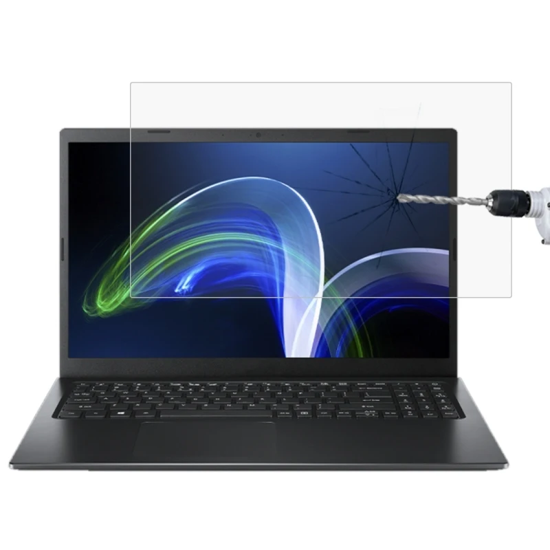 15.6 inch Laptop Screen HD Tempered Glass Protective Film For Acer EX215-54-526V Notebook PC Screen Protector