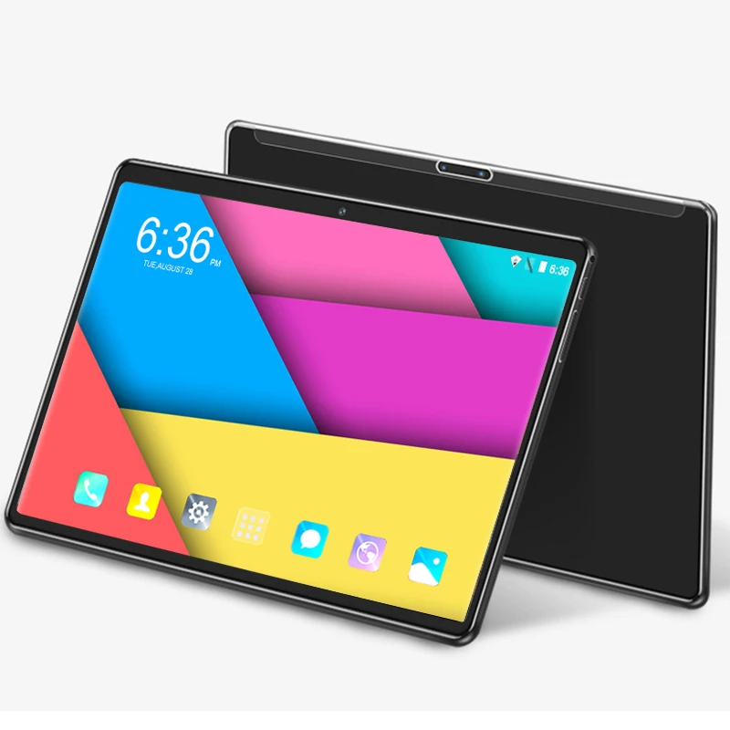 Новейший 4G LTE Phablet 10,1-дюймовый планшетный ПК Android 8.0 Octa Core RAM 6 ГБ ROM 64 ГБ Dual SIM WIFI Bluetooth 1280* 800 IPS Изогнутый экран планшета