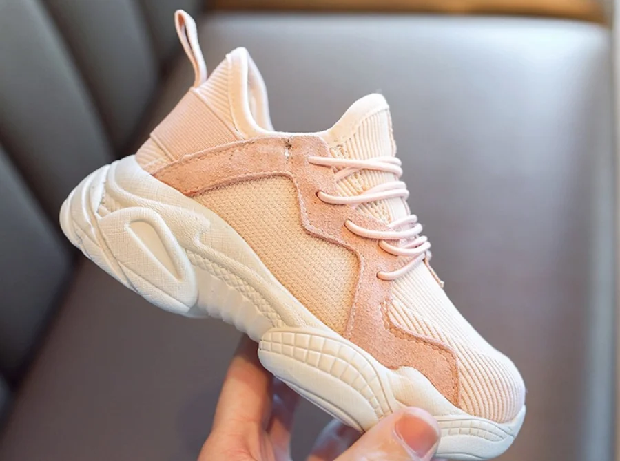 Toddler Casual Sneakers Children Mesh Shoes Baby Girls Soft Sport Sneakers Boys White Brand Shoes Fashion Trainers Spring