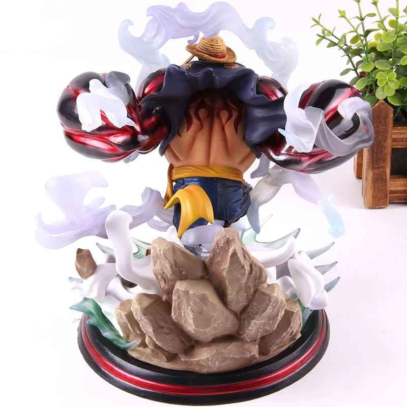 Цельная Фигурка Обезьяна D Luffy gear 4 Bound Man GK статуя аниме Луффи фигурка ПВХ Коллекционная модель игрушки