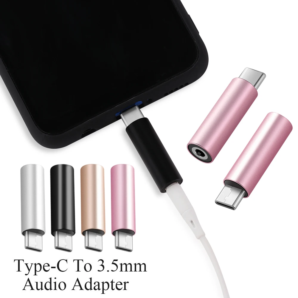 Цветной металлический type-C до 3,5 мм, AUX, разъем для наушников USB-C наушников аудио адаптер гарнитура конвертер аксессуары для телефонов