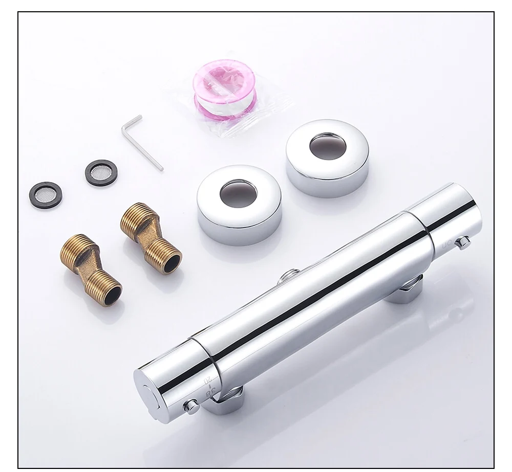 Смеситель для ванной комнаты термостатический душевой набор Водопад Душ Ванна Смеситель кран горячей и холодной воды кран для ванной
