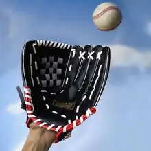 12,5 дюймов спортивные Бейсбольные перчатки для взрослых, перчатки для Софтбола, перчатки из искусственной кожи, подходят для мужчин и женщин, бейсбольные перчатки, спортивные защитные перчатки для мужчин