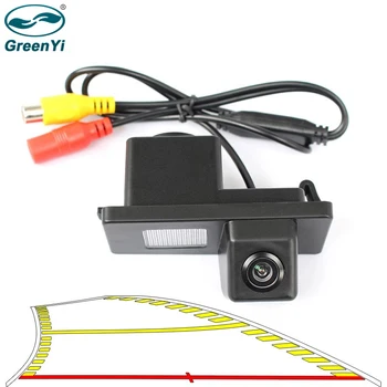 

GreenYi Vehicle New Dynamic Trajectory Night Vision Rear View Parking Camera For Ssangyong Rexton Kyron Korando Actyon