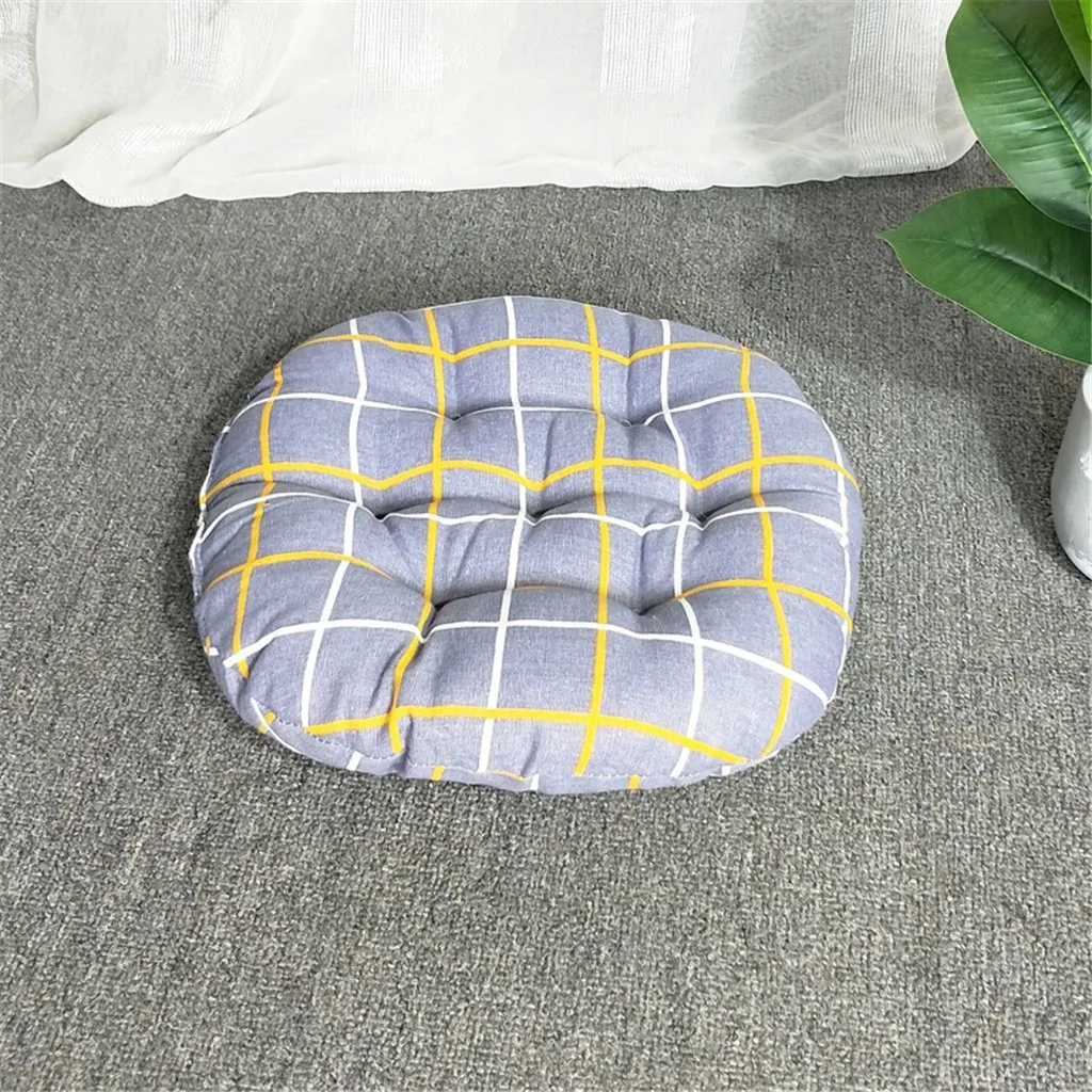 Chair Cushion Round Cotton Upholstery Soft Padded Cushion Pad Office Home Or Car Seat Cushion
