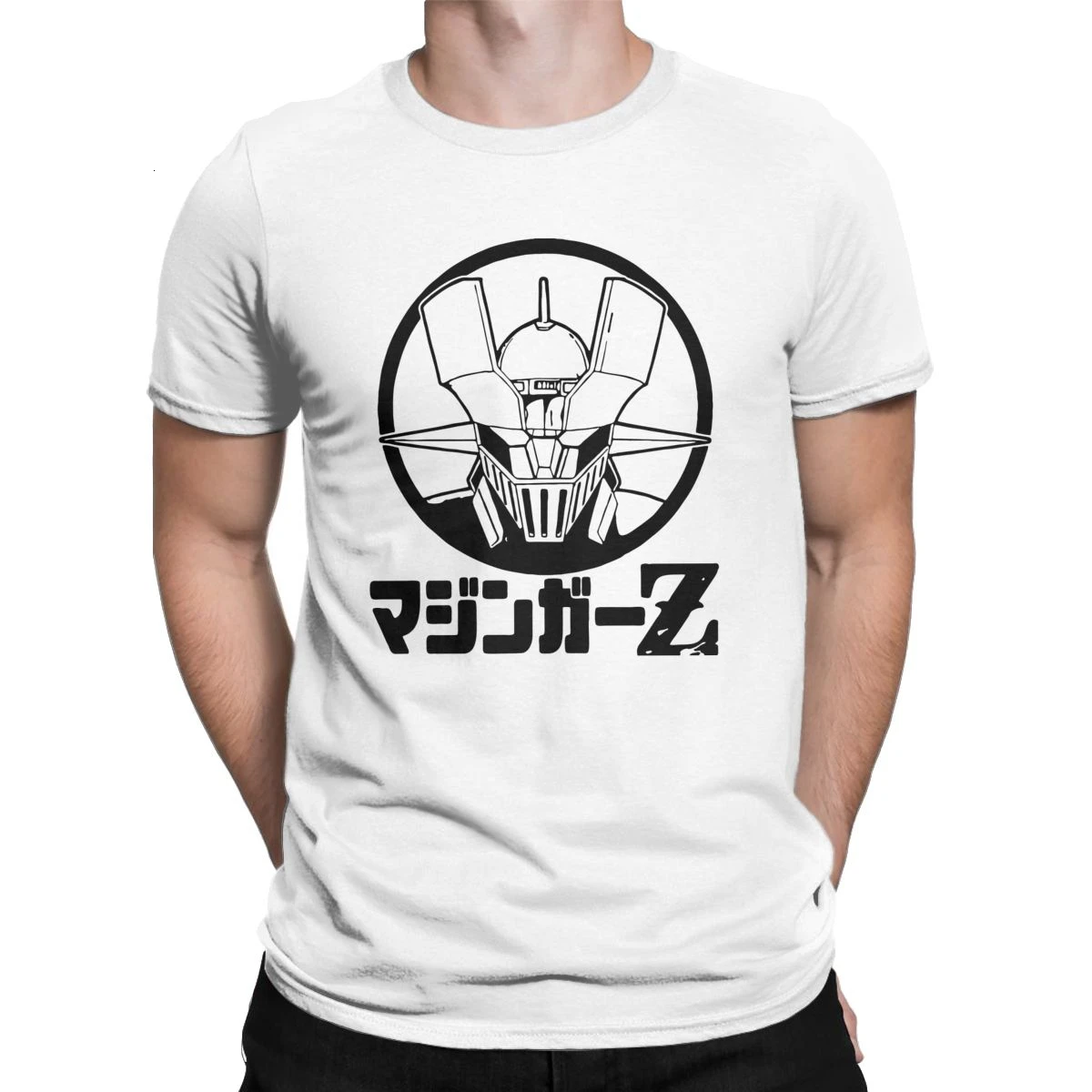 

Tyburn Men's Mazinger Z T Shirts Men Round Neck Short Sleeve Tees Shirt Classic Adult T-Shirt Male Clothing Plus Size
