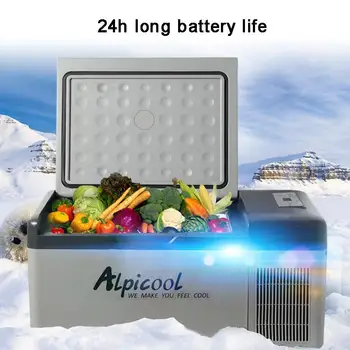 

DC 12V 24V AC 220V Digital Display with APP Compressor Car Refrigerator Mini fridge freezer for Driving Travel Fishing Outdoor