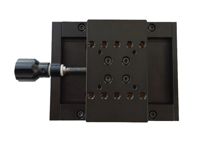 PT-SD102P ручной скользящий стол X-axis скользящий стол перевод сценический прецизионный сценический передвижная станция